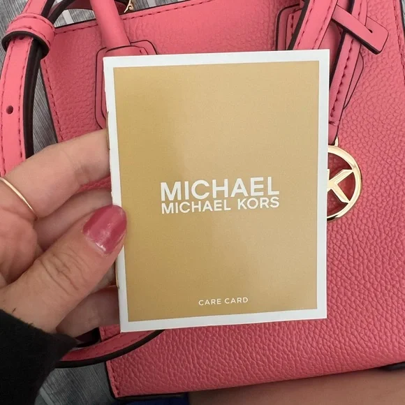 Michael Kors Mercer Extra-Small / Mini Pebbled Leather satchel purse / bag - Picture 11 of 12